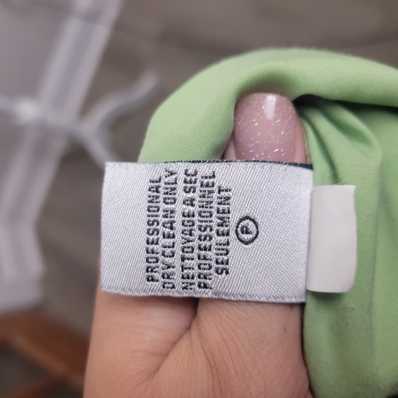 Tibi New York Silk Dress Size 8 Green - Picture 14 of 14